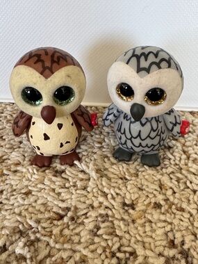 TY mini boo boos Owls